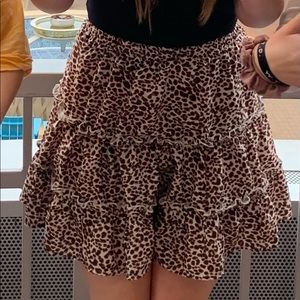 cheetah print skirt